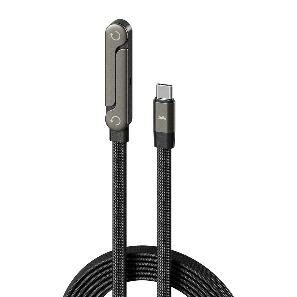 Fast Charging Foldable Bracket Data Cable 2-in-1 Data Wire Foldable Phone Tablet Stand Type-C To Type-C USB-A To Type-C - الصورة 6