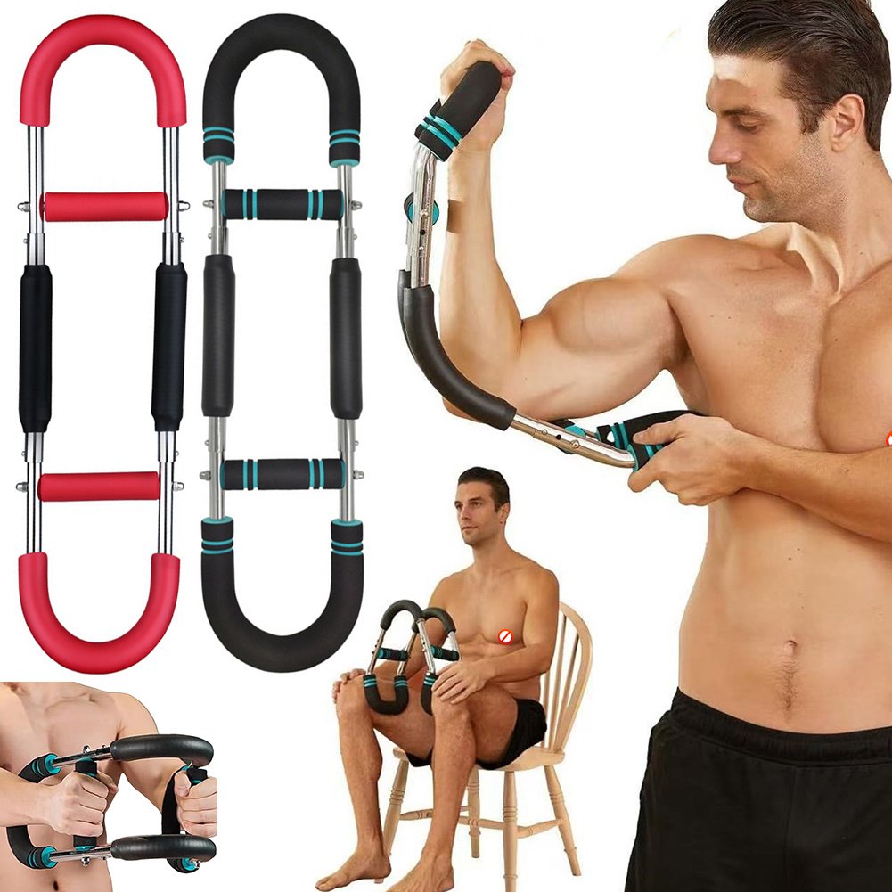 Multi-functional U-shaped Arm Strengthener Chest Trainer Adjustable Forearm Strength Exerciser Home Gym Equipment Bodybuilding - الصورة 2