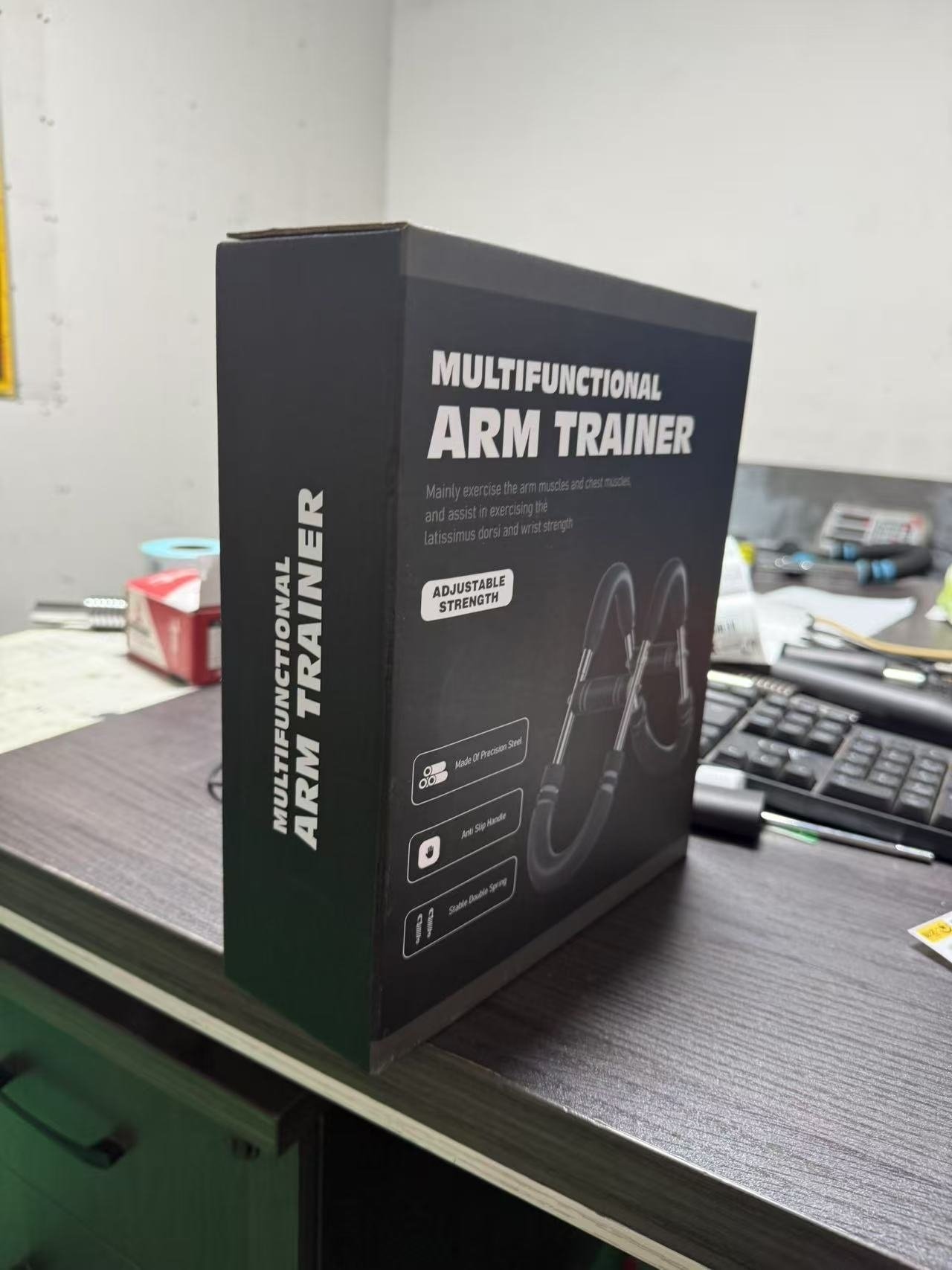 Multi-functional U-shaped Arm Strengthener Chest Trainer Adjustable Forearm Strength Exerciser Home Gym Equipment Bodybuilding - الصورة 9